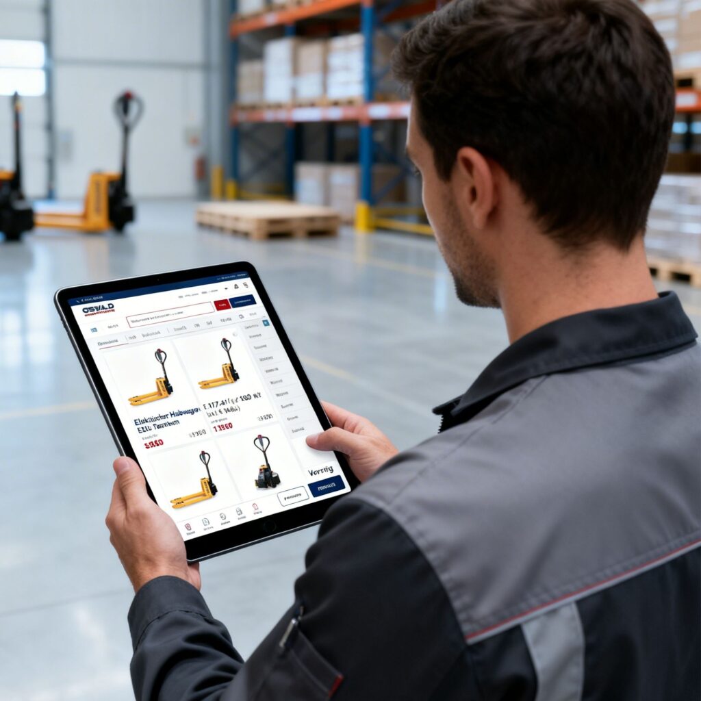 Neuer OnlineShop Oswald Transportgeräte